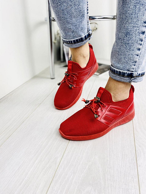 No brend Кросівки жіночі L-132 червоні (весна-осінь, сітка) (1499) 36р.37р.38р. Коломия - фото 6