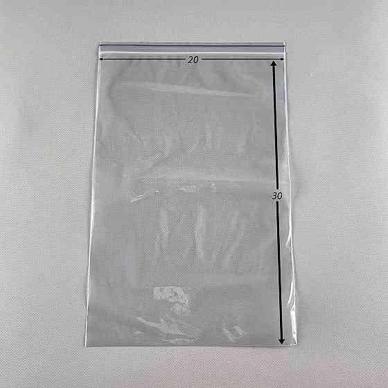 Пакеты с застежкой Zip-Lock для хранения продуктов и мелких вещей 20х30 (100шт) (1 пачка) Харьков