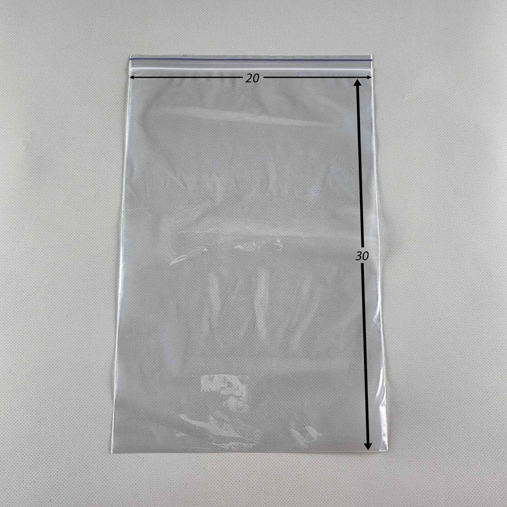 Пакеты с застежкой Zip-Lock для хранения продуктов и мелких вещей 20х30 (100шт) (1 пачка) Харьков - изображение 3