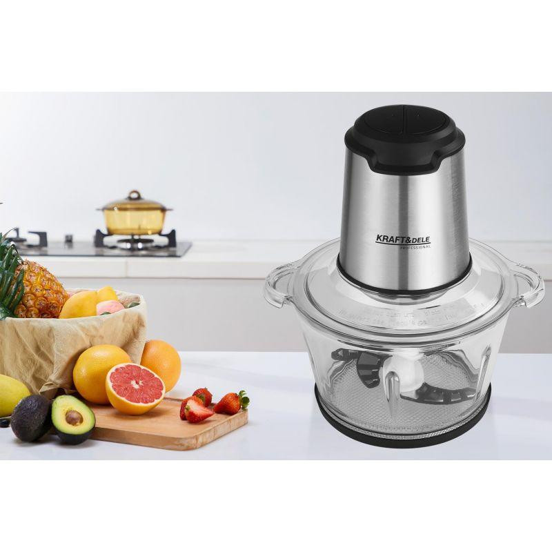 Кухонный  измельчитель мяса, овощей, фруктов  Kraft&Dele  KD4121 Киев - изображение 9
