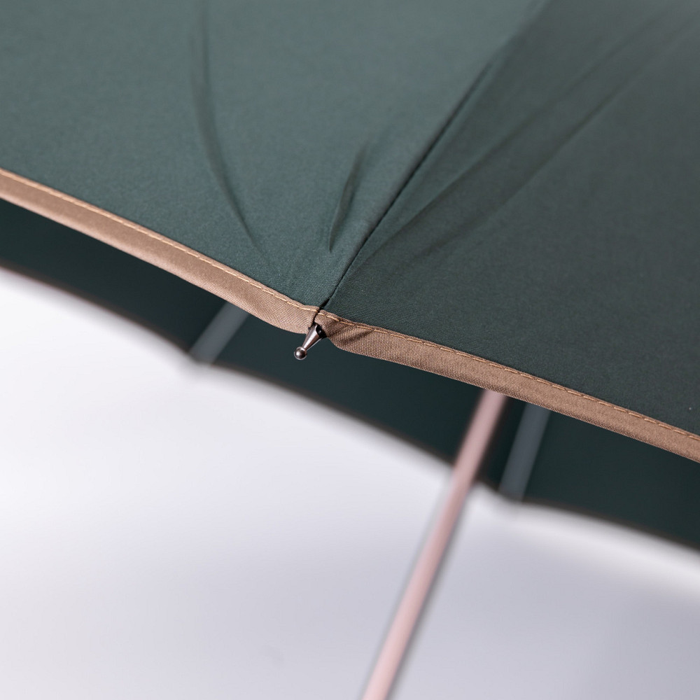 Зелений класичний зонт-трость з чохлом полуавтомат Київ - фото 4