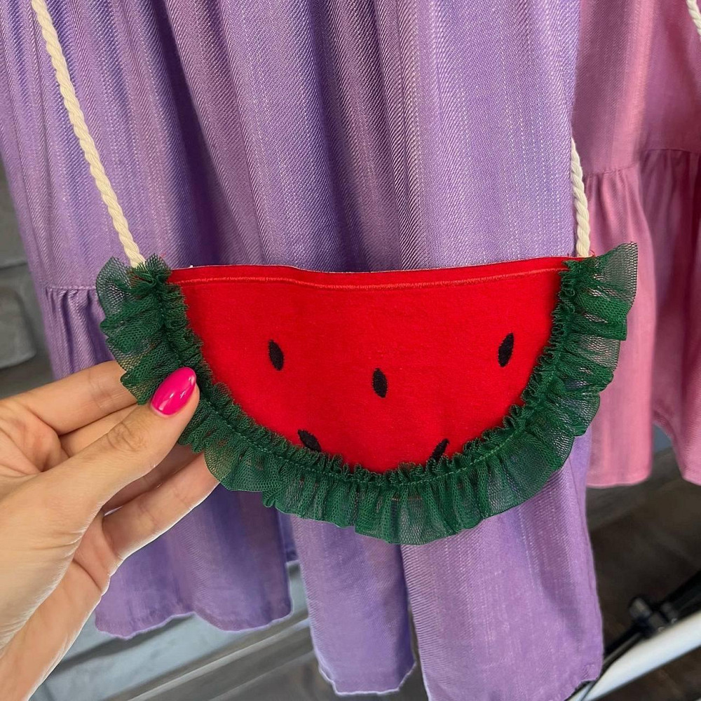 Дитяча Сукня з Сумочкою Cumino Turkey Фіолетова 3 роки (92-98см) Київ - фото 3