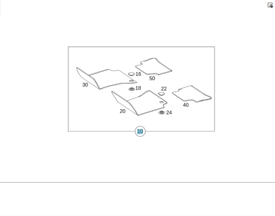 Mercedes-Benz  A1176801000 8S68 Килимки для підлоги салону CLA C117 GLA X156 A-class W176 B-class W246 Одесса