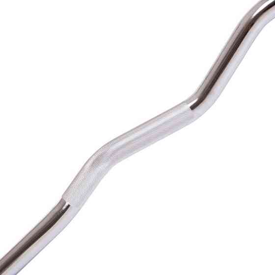 Штанга фіксована вигнута поліуретанова LI NUO 3623-15 довжина 111 см 15 кг Київ