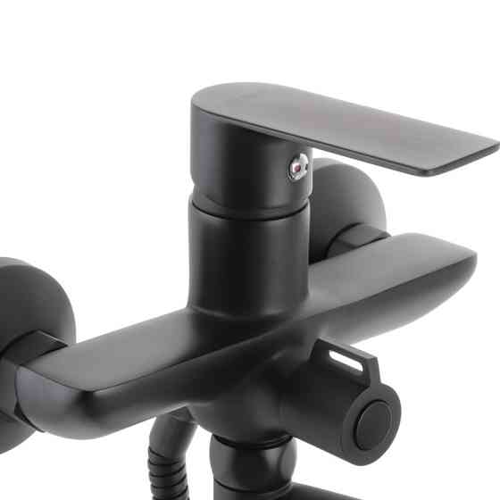 Смеситель для ванны Haiba Alex 006 Euro Черный (HB3925) Киев