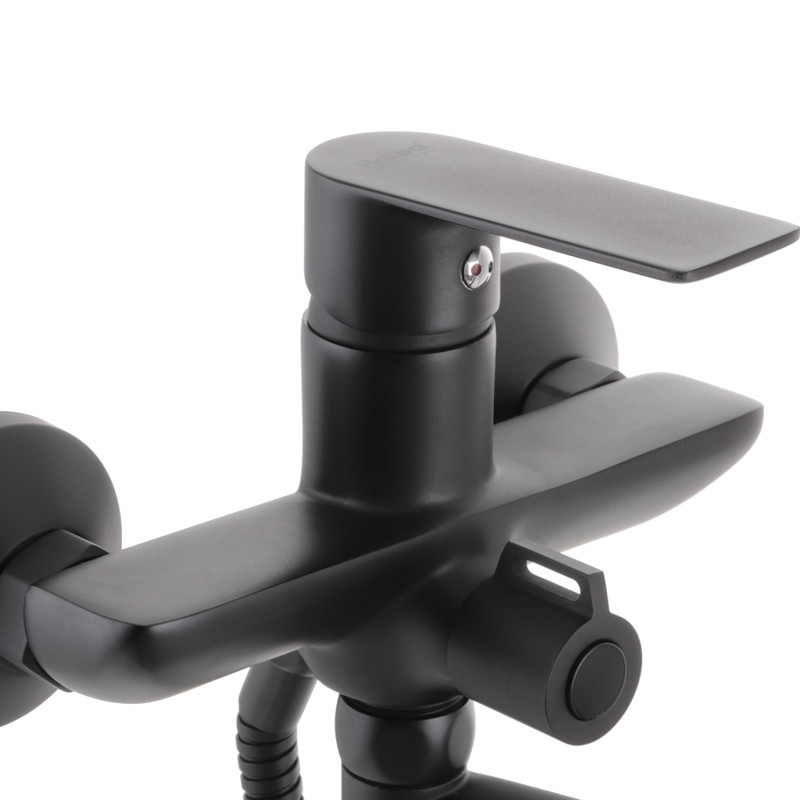 Смеситель для ванны Haiba Alex 006 Euro Черный (HB3925) Киев - изображение 2