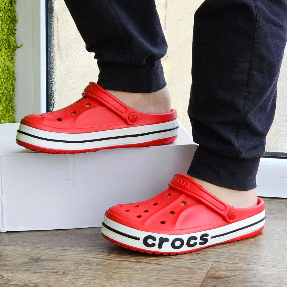 Жіночі Крокси Червоні капці CROCS Шльопанці (розміри: 34,35,36,38) Дніпро - фото 9