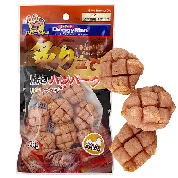 DoggyMan Grilled Chicken Burger ДОГГИМЕН БУРГЕР КУРИЦА НА ГРИЛЕ лакомство для собак Киев - изображение 1