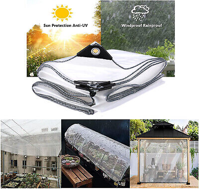 Захисний прозорий тент з люверсами 2*2,8м Луцк - изображение 1