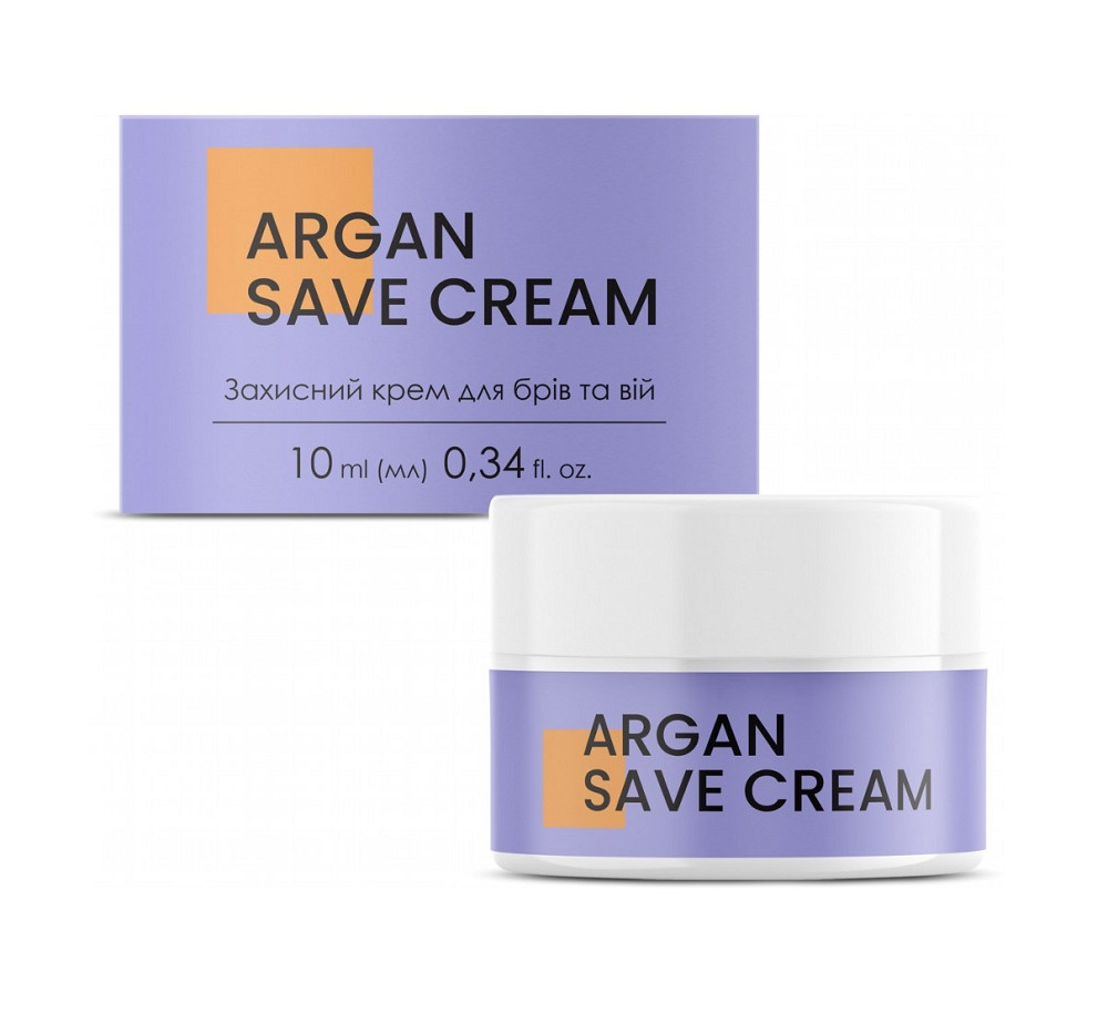 Защитный аргановый крем для бровей и ресниц Argan Save Cream Joly:Lab 10 мл Киев - изображение 2