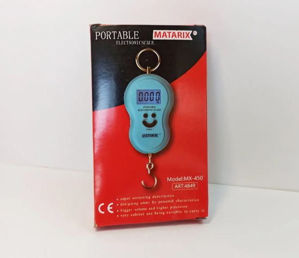 Ручні Електронні кантерні ваги MATARIX MX-450 50кг для вимірювання вагового товару 4849 Одеса - фото 5