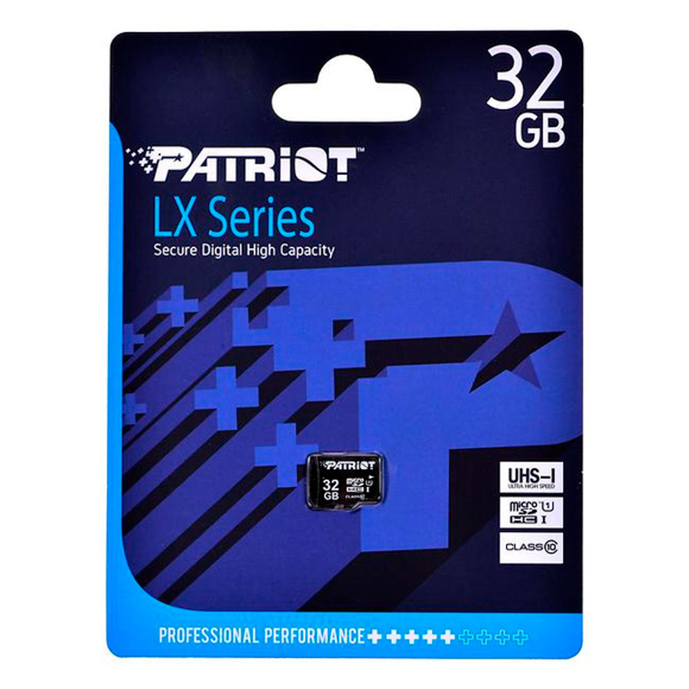 Карта памяти microSDHC (UHS-1) Patriot LX Series 32Gb class 10 Киев - изображение 2