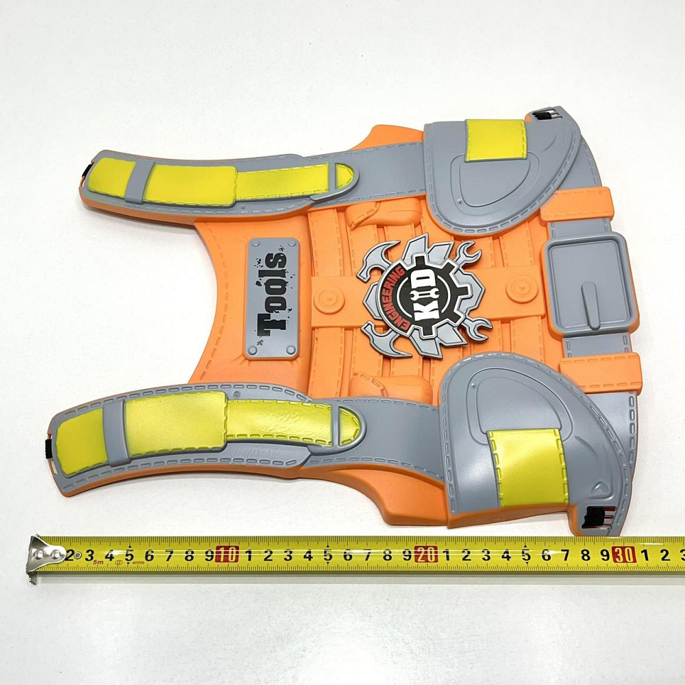 Набір інструментів 19 предметів жилет маска окуляри болти молоток плоскогубці Жовтий (T015A) Чернигов - изображение 9