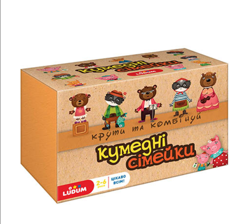 Гра настільна Ludum Смішні сімейки (LD1049-56) Чернигов - изображение 1