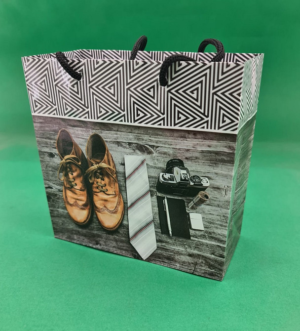 Пакет подарунковий під чашку 16/16/8 (артЧ-127) (12 шт.) Харків - фото 1