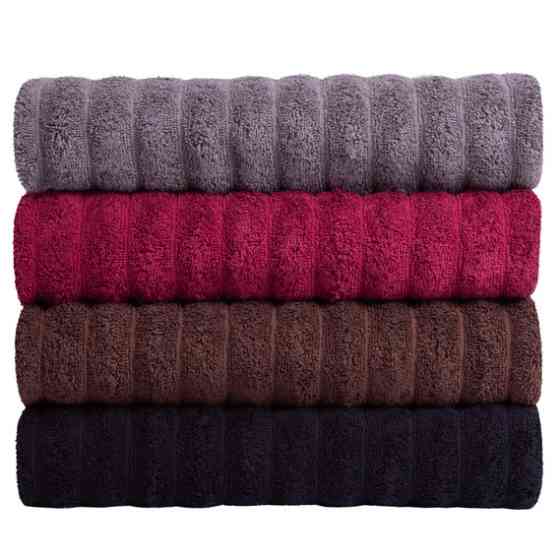 Рушник однотонний Ideal Textile Хвилі 40х60 см 450 г/м2 (56861075) Чернівці