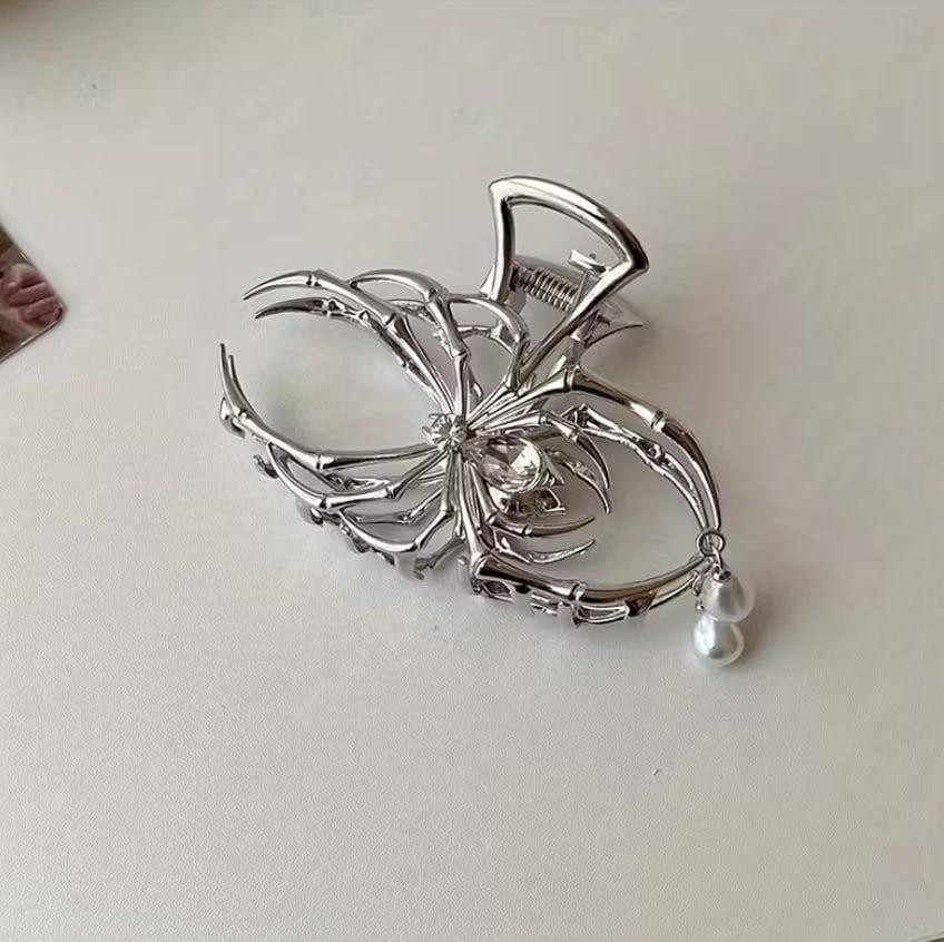 Заколка-краб Паук – металлическая заколка 9.8 см Киев - изображение 2