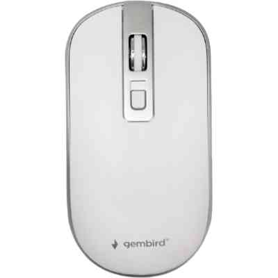 Мишка Gembird MUSW-4B-06-WS Wireless White-Silver (MUSW-4B-06-WS) Вінниця