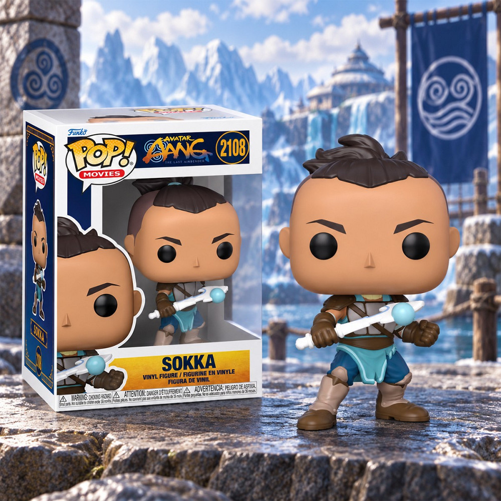 Ігрова фігурка Funko POP! серії Аватар: Останній захисник - Сокка Днепр - изображение 3