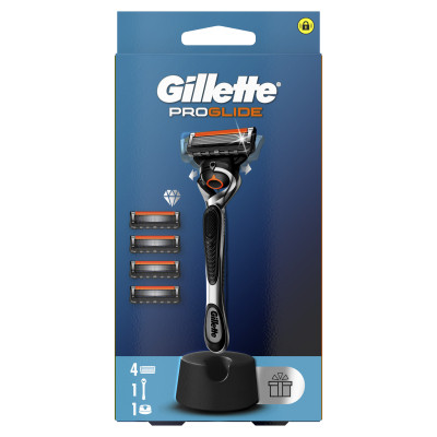 Бритва Gillette Fusion ProGlide с 4 сменными картриджами + Подставка (8700216357227) Винница - изображение 2