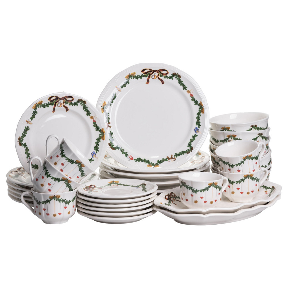 Yiwu Столовий набір посуду 32 предмети на 6 осіб ROYAL порцеляновий YY78-11A Коломыя - изображение 1