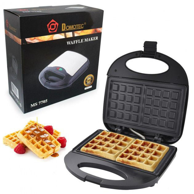 Вафельница електро Domotec, Вафельница для тонких вафель Компактная электрическая BM-87 Львов - изображение 4