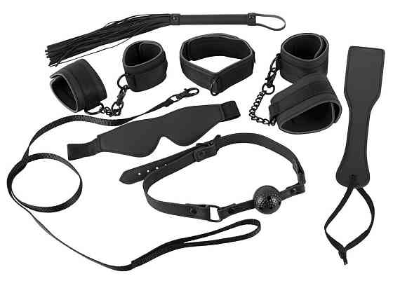 Набір БДСМ - 2492873 Bad Kitty Restraint Set Black (7 предметів) Sex Aura Київ