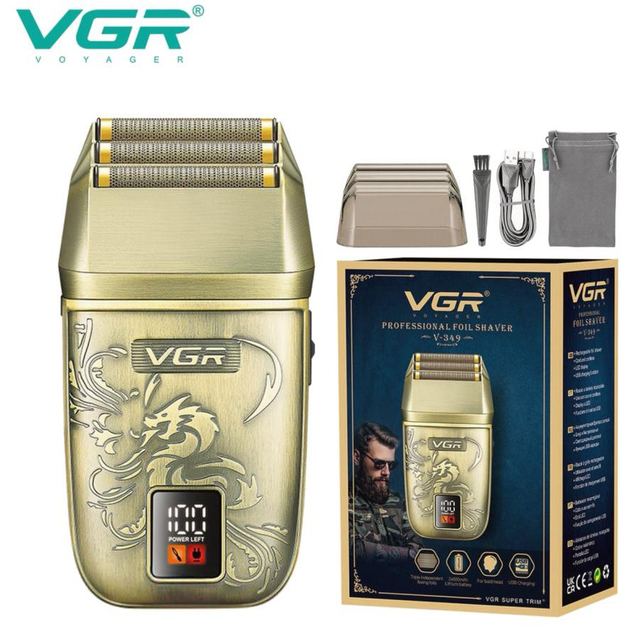 Акумуляторна бритва для гоління голови VGR, Портативна електробритва для бороди, Портативна бритва KO-77 Львів - фото 12