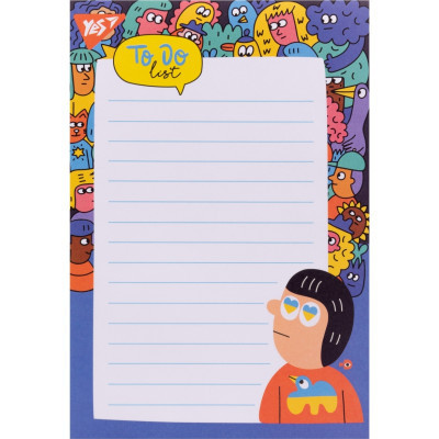 Папір для нотаток Yes на магніті To Do Stand with Ukraine (170367) Вінниця - фото 2