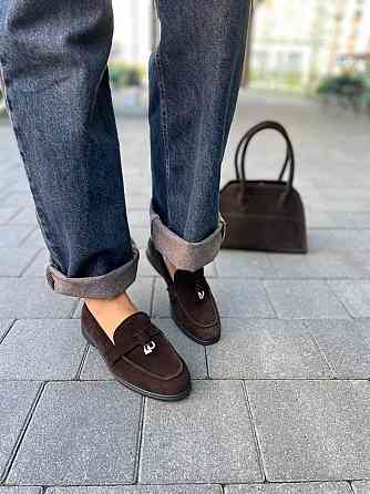 Mermaid Лофери жіночі Mermaid Б-1 шоколодні/чор.під (весна-осінь, замша натуральна) (6007) Коломия