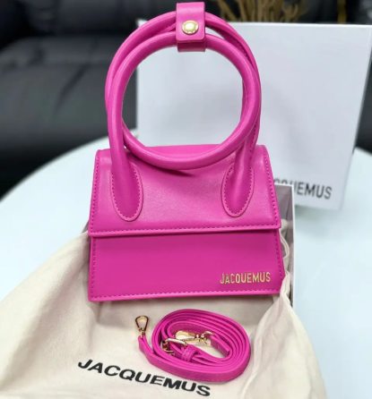 Сумка жіноча через плече Jacquemus (Рожевий) Вінниця