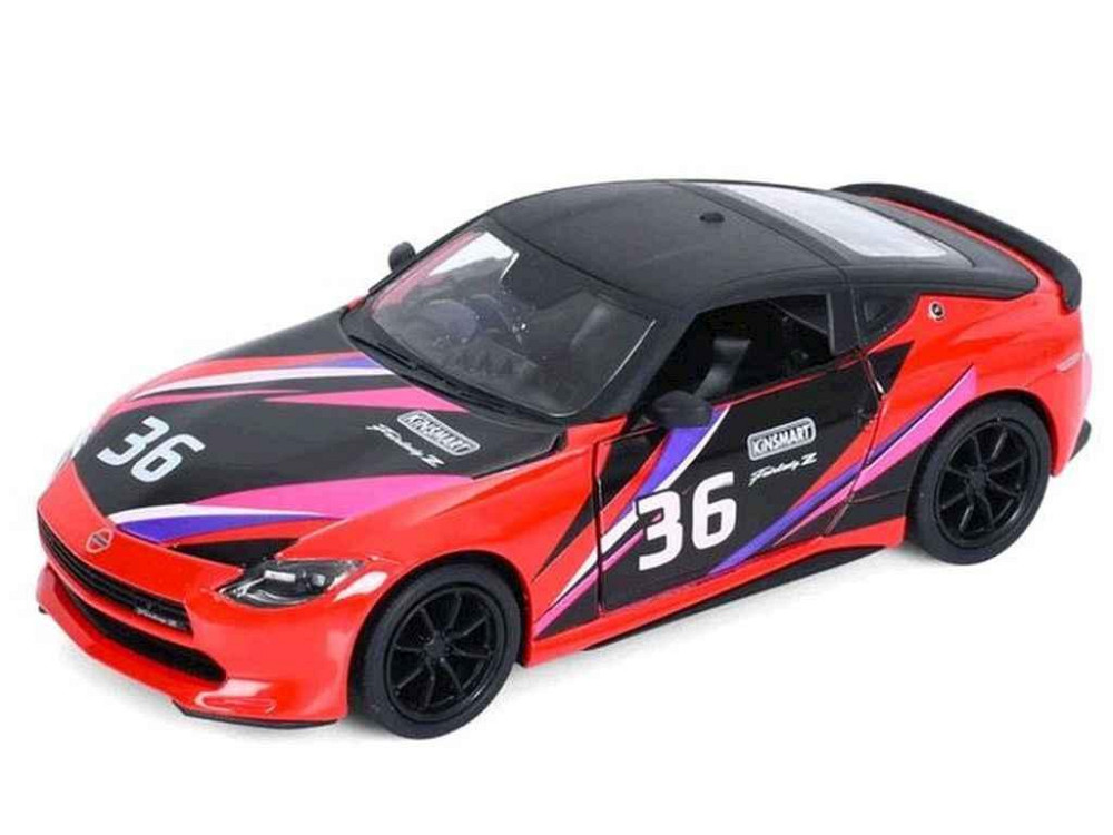 Машина KT5443WF металл, инерция, 1:36, отч. дверь, 12см красно-черный ТМ KINSMART Киев - изображение 1