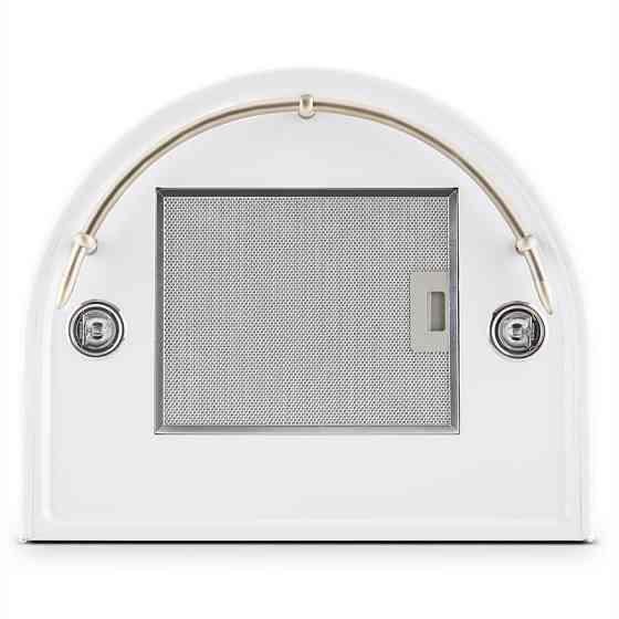 Lumio Primo ретро вытяжка 60см 490 м³/ч светодиодная подсветка белая (Германия, читать описание) Ровно