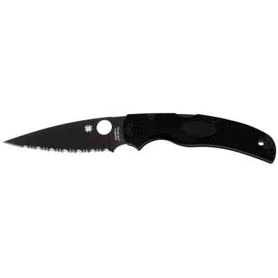 Ніж Spyderco Native Chief Lightweight BB Serrated FRN Black (C244SBBK) Вінниця