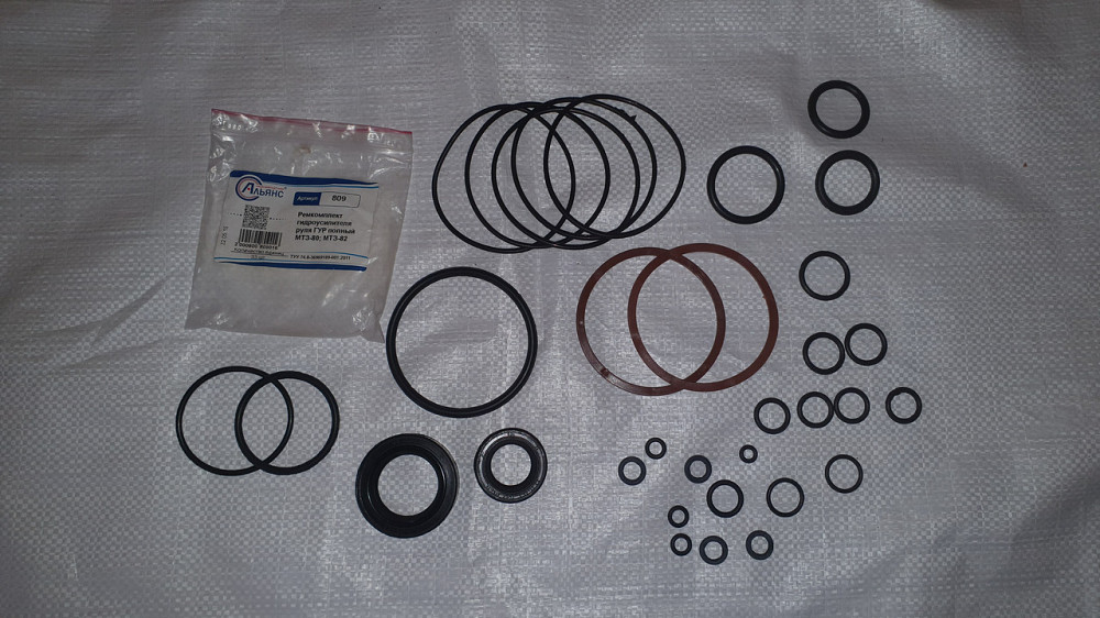 Ремкомплект гидроусилителя руля ГУР (полный) МТЗ-80, МТЗ-82. Альянс Харьков - изображение 1