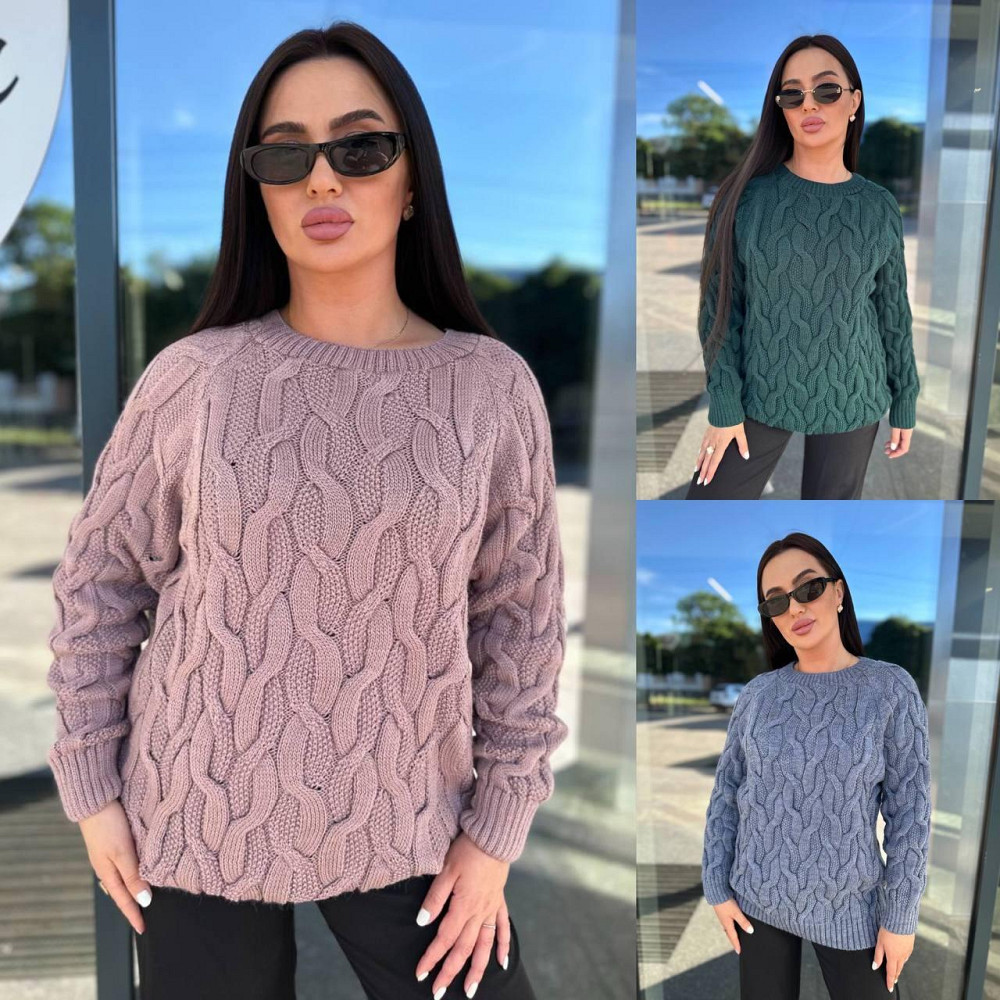 Модный женский свитер косами..44-60р Киев - изображение 1