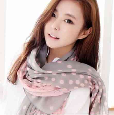 Женский шарф в горошек - размер около 160*60см Киев