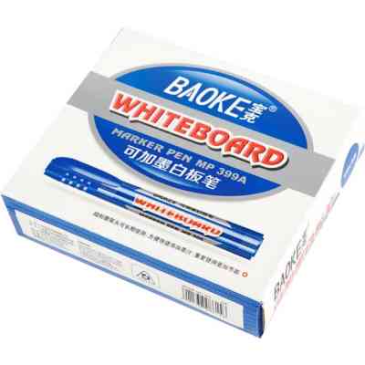 Маркер Baoke для сухостираємих дощок, 2.5 мм синій 12 шт (MARK-BOA-BAO399BL-12) Вінниця