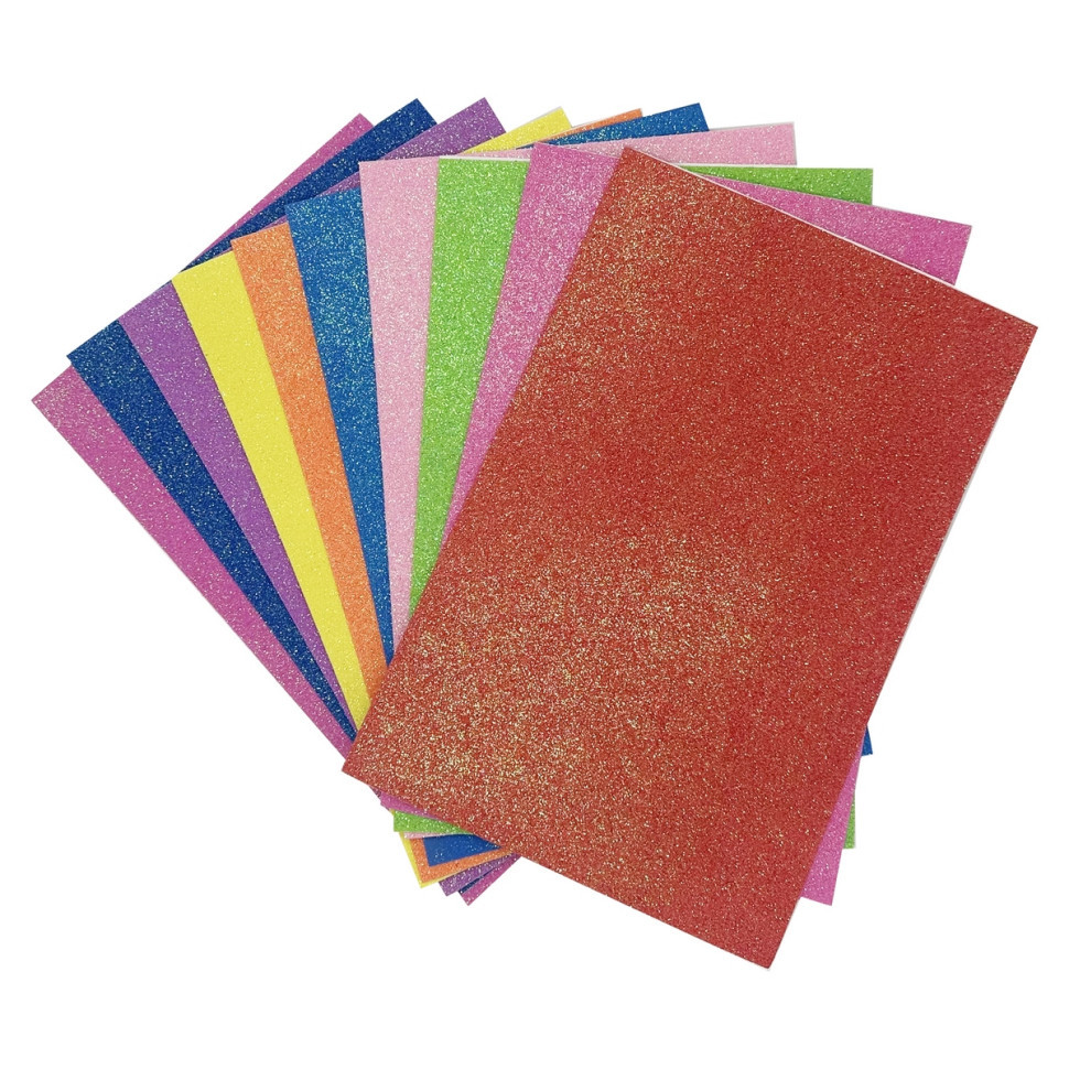 Набір фоамірана "Неон" 859560 А4, 1,8 мм, 10 аркушів, на клейкій основі Вінниця - фото 1