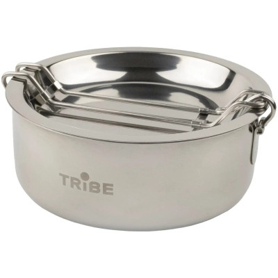 Набір туристичного посуду Tribe Tourist Set 1,2 л сталевий (T-FG-0008-metal) Вінниця - фото 4
