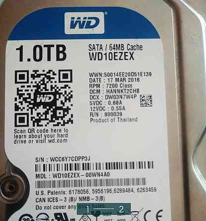 Жёсткий Диск дл ПК 3.5