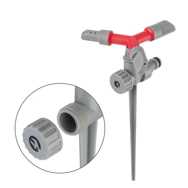 Дощувач круговий на кілку, з головкою, що обертається, матеріали: PP, ABS, Zinc alloy INTERTOOL GE-0055 Киев - изображение 2