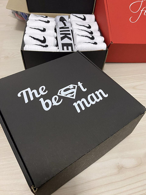 АКЦИЯ носки и трусы🎁 Подарочный набор Nike (12 пар носков + 2 боксера) Киев - изображение 5