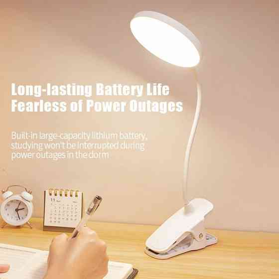 Сенсорна настільна лампа з прищіпкою за стіл стол 3 режима Вінниця