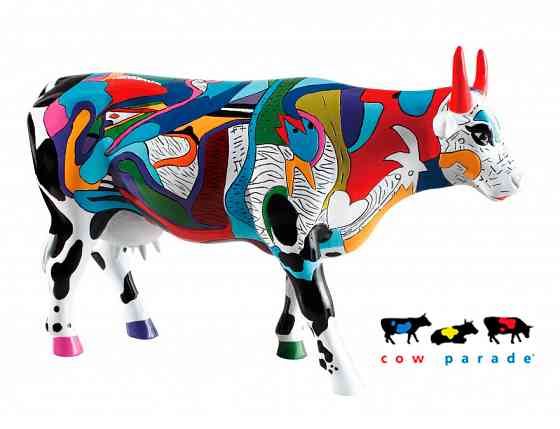 Статуетка корова Ziv's Udderly Cool Cow колекційна (Size L) полірезин Вінниця