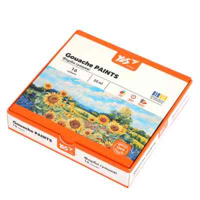 Гуашеві фарби Yes Orange Line 16 кольорів по 20 мл (230433) Вінниця