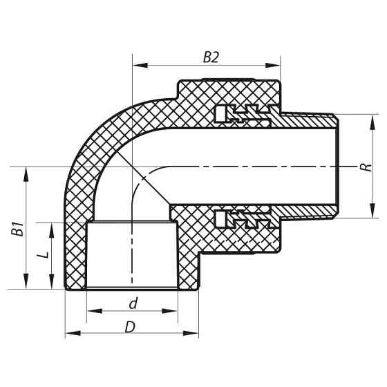 Кут ЗР 25x3/4M PPR Koer K0120.PRO (KP0143) Київ