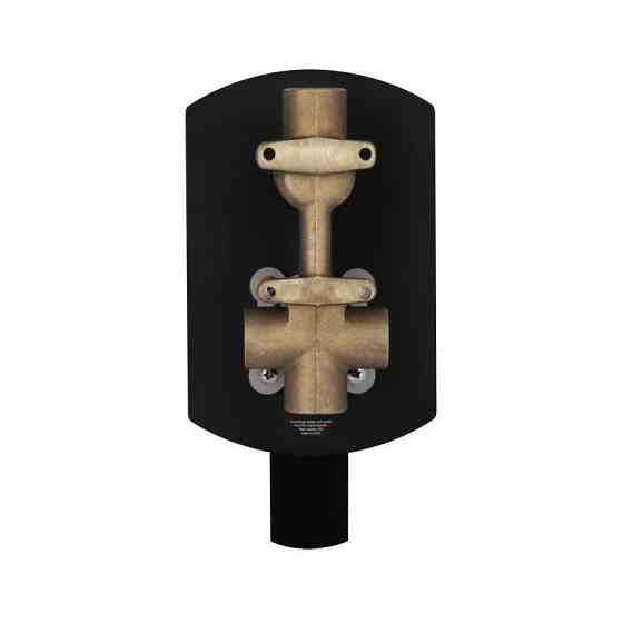 Душевая система скрытого монтажа Qtap Slavonice на два потребителя QTSLA113BLM45900 Black Matt черная Киев