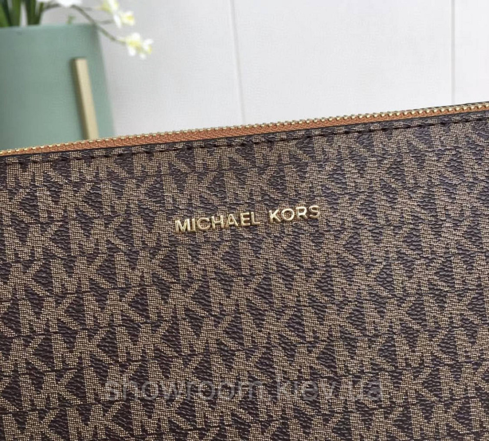 Сумка брендовая женская MK (0100) brown Киев - изображение 6