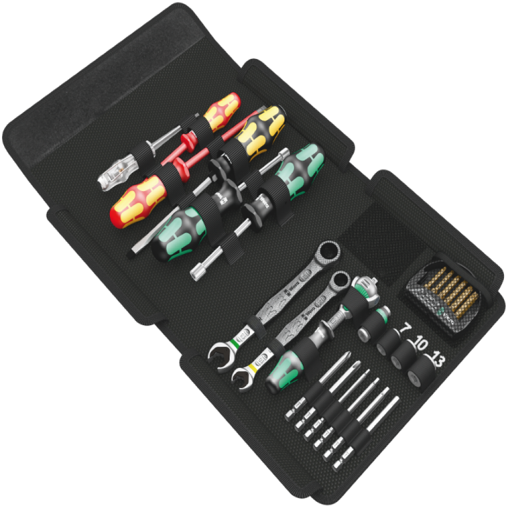 Набор торцевых головок с трещоткой, удлинителем 1/4